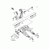 Схема узла: Задний рычаг (Маятник) для Kawasaki ZX1000 Ninja ZX-10RR