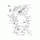 Схема вузла: Cowling (Upper) для Kawasaki ZG1400 Concours 14