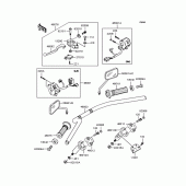 Схема вузла: Кермо для Kawasaki BN125 Eliminator