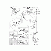 Схема вузла: Fuel tank(1/2) для Kawasaki EX250 Ninja 250