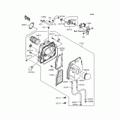 Схема узла: Воздушный фильтр для Kawasaki BJ250 250TR