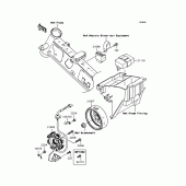 Схема вузла: Генератор для Kawasaki KL110 KSR