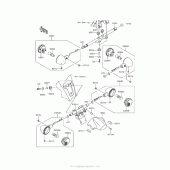 Схема вузла: Поворотники для Kawasaki VN1700 Vulcan 1700 Voyager ABS