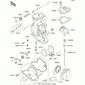 Схема вузла: Карбюратор parts(1/2) для Kawasaki ZX750 ZXR750R