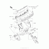 Схема узла: Taillight(S) для Kawasaki VN1700 Vulcan 1700 Voyager