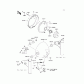 Схема вузла: Фара для Kawasaki EJ650 W650
