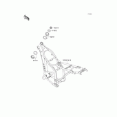 Схема вузла: Рама для Kawasaki KLX300R