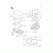 Схема вузла: Масляний піддон для Kawasaki EJ650 W650