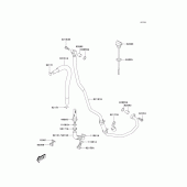 Схема вузла: Oil hose для Kawasaki KLX400 KLX400R