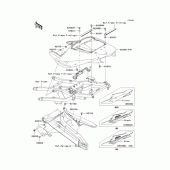 Схема узла: Side covers/chain cover(zx900-f2) для Kawasaki ZX900 Ninja ZX-9R