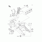 Схема узла: Задний рычаг (Маятник) для Kawasaki ZX1000 Z1000SX