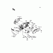 Схема вузла: Headlight(s) для Kawasaki ZX636 Ninja ZX-6R ABS KRT Edition