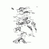 Схема вузла: Заднє крило для Kawasaki ZX636 Ninja ZX-6R