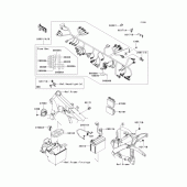 Схема вузла: Електроустаткування для Kawasaki VN900 Vulcan 900 Custom
