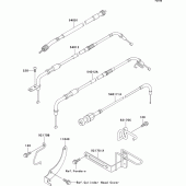 Схема узла: Тросики для Kawasaki VN1500 VN1500 Classic