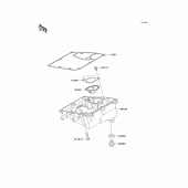 Схема узла: Oil pan для Kawasaki EX650 Ninja 650 ABS