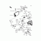 Схема вузла: Water Pipe для Kawasaki ZR1000 Z1000 ABS