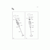 Схема узла: Клапан для Kawasaki EX400 Ninja 400R