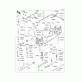 Схема вузла: Карбюратор (EJ650A-059144‾) для Kawasaki EJ650 W650