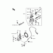 Схема узла: Передний тормозной цилиндр для Kawasaki ER650 Z650 ABS