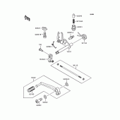 Схема узла: Переключатель передач для Kawasaki ZR400 Zephyr X