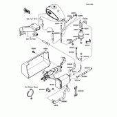 Схема вузла: Canister(1/2) для Kawasaki VN1500 Vulcan 88