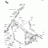 Схема узла: Рама для Kawasaki VN1700 VN1700 Voyager ABS