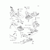 Схема узла: Система впрыскивания топлива для Kawasaki ZR750 Z750