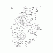 Схема вузла: Engine cover(s) для Kawasaki KLX650 KLX650