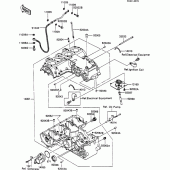 Схема узла: Картер двигателя для Kawasaki ZX600 GPX600R