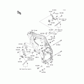 Схема узла: Крепление двигателя для Kawasaki ZX1000 Ninja ZX-10R