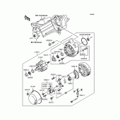 Схема вузла: Генератор для Kawasaki ZR1200 ZRX1200R