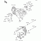 Схема узла: Крепление двигателя для Kawasaki ZX1400 ZZR1400 ABS