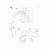 Схема вузла: Крило для Kawasaki KX250/ KX252 KX250