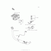 Схема вузла: Fuel Injection для Kawasaki BR250 Z250SL ABS