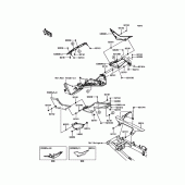 Схема вузла: Side Covers/Chain Cover для Kawasaki EX300 Ninja 300 ABS