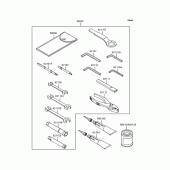 Схема вузла: Owner's tools для Kawasaki ZX636 Ninja ZX-6R