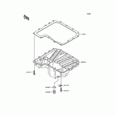 Схема вузла: Oil pan для Kawasaki ZR750 Z750