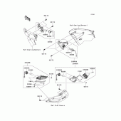 Схема вузла: Поворотники для Kawasaki ZG1400 Concours 14