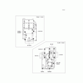 Схема вузла: Болти картера двигуна для Kawasaki EX250 Ninja 250R
