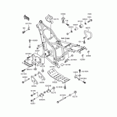 Схема вузла: Кріплення для Kawasaki KLX250 D-Tracker