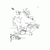 Схема вузла: Вихлопна система для Kawasaki KLX250 KLX250