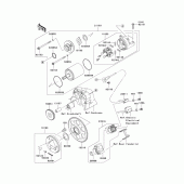 Схема узла: Starter motor для Kawasaki ZX600 Ninja ZX-6R