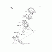 Схема вузла: Вимірювальний прилад Kawasaki VN1600 Vulcan 1600 Nomad