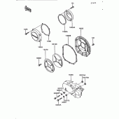 Схема узла: Крышка двигателя для Kawasaki ZG1200 Voyager XII