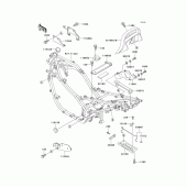 Схема узла: Крепление двигателя для Kawasaki EX500 EX500