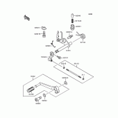Схема узла: Переключатель передач для Kawasaki ZR750 Zephyr