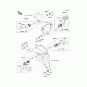 Схема вузла: Поворотники для Kawasaki ZR750 Z750S