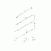 Схема вузла: Троси для Kawasaki ZX900 Ninja ZX-9R