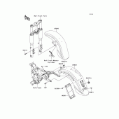 Схема вузла: Крило для Kawasaki VN1600 Vulcan 1600 Nomad